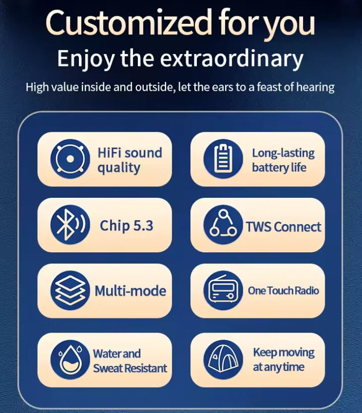 Portable Bluetooth Speaker Outdoor Waterproof Wireless