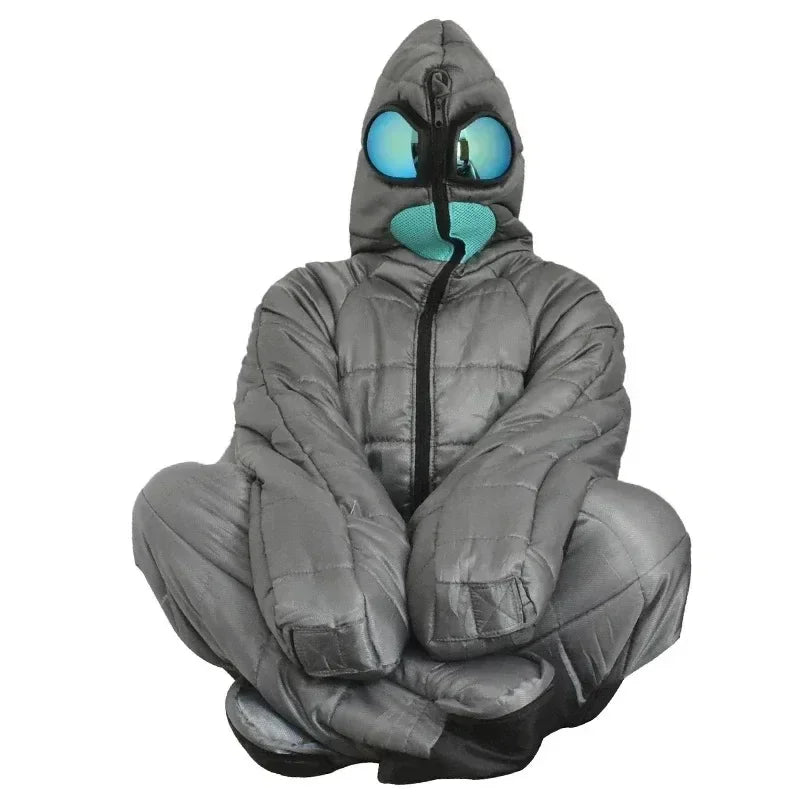 Durable Camping Wearable Full Body Walking Sleeping Bag Pouch Aliens