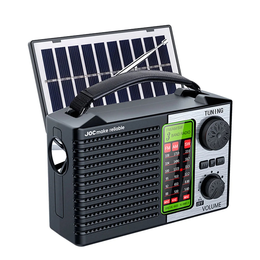Portable Solar Radio MP3 Player/ Bluetooth Speaker