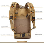 Outdoor hiking backpack, wilderness exploration camping backpack