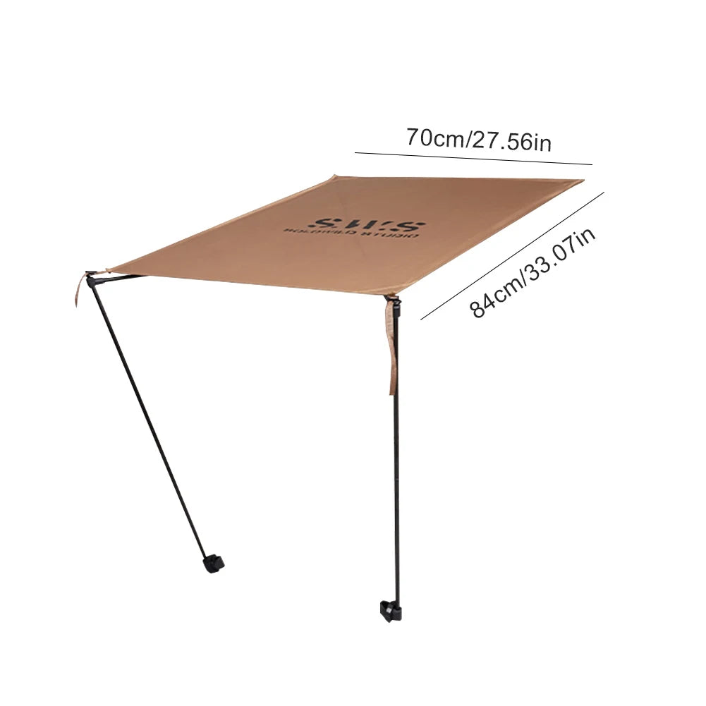 Camping Chairs Kit Ultralight Folding Chair Set With Sunshade