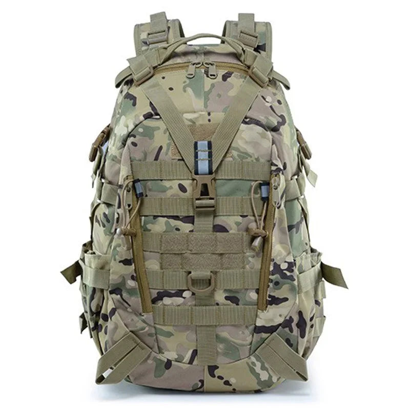 40L Camping backpack Men's Outdoor Travel bag Camo Molle