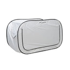 Camping folding tent with blackout curtain and outdoor mosquito net