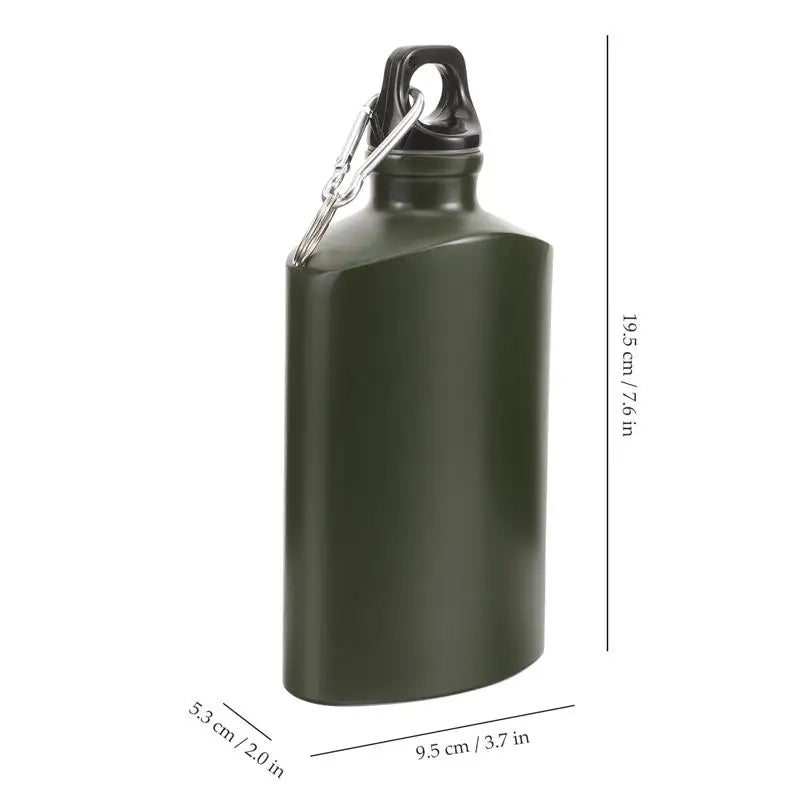 Portable Canteen Bottle Camping Travel Flask Aluminum Alloy