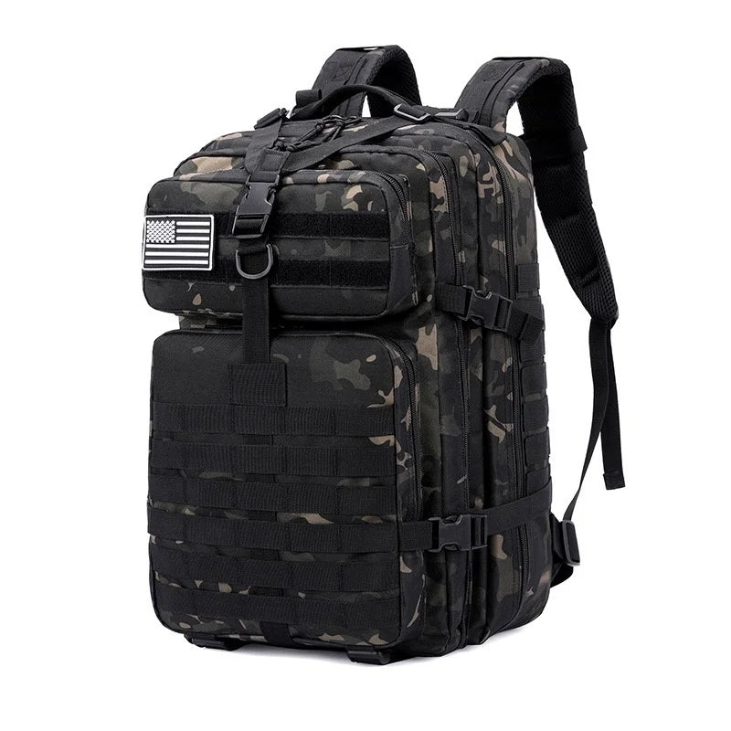 Outdoor tactical backpack, lightweight with waterproof function, large capacity,