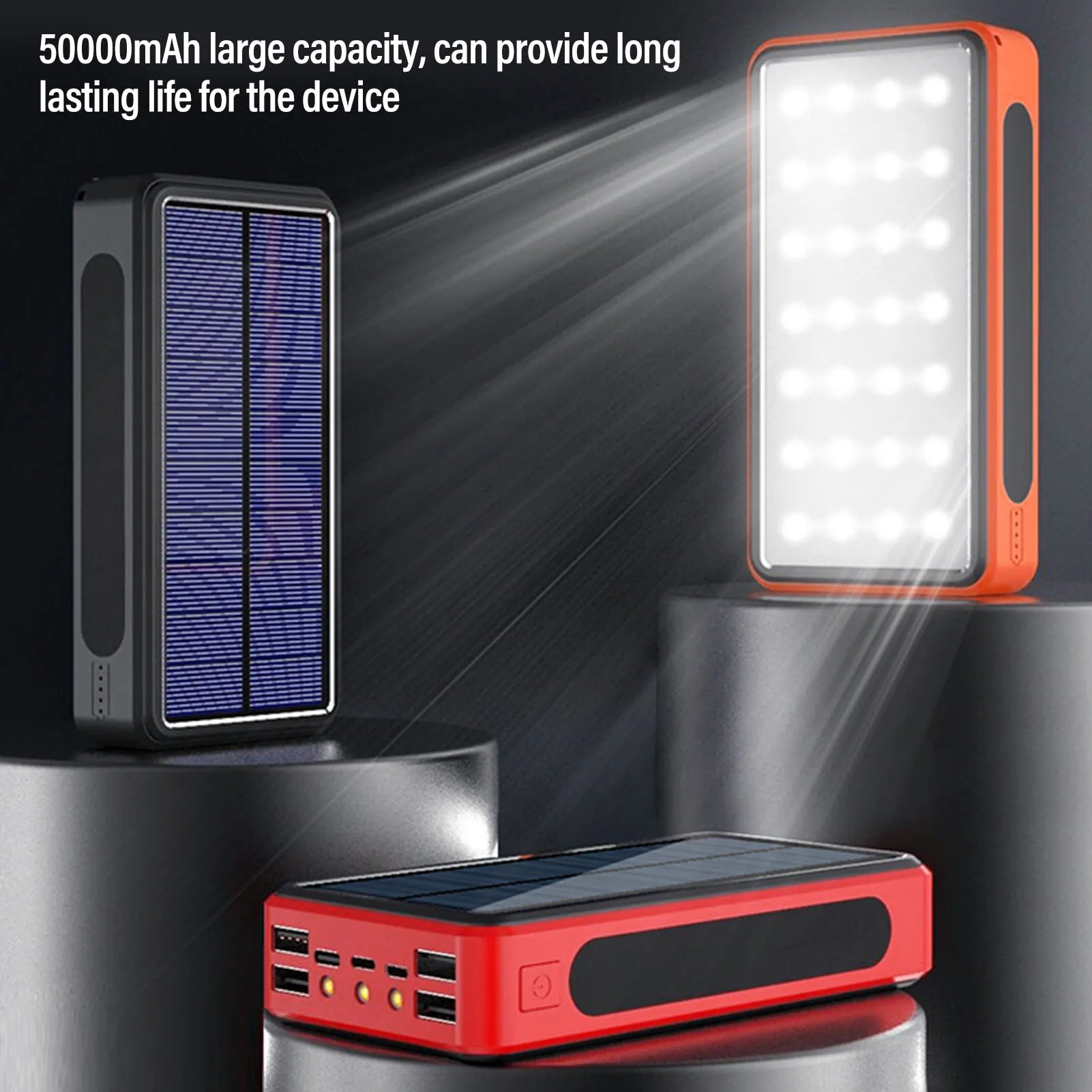 Solar Power Bank Portable Emergency