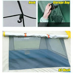 Travel Family Rainproof Windproof 1-4 Person Tent Camping Sunshade