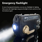 Portable Radio Solar Charging  Receiver/Bluetooth Speaker