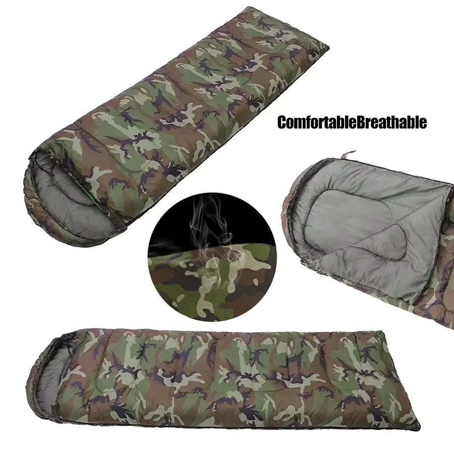 Dirt Proof Sleeping Bag Camouflage Green