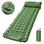 Outdoor Sleeping Pad Camping Inflatable Mattress with Pillows