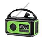 Radio Solar Hand Crank with Flashlight SOS Alarm Power Bank