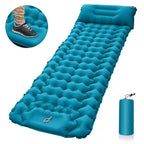 Outdoor Sleeping Pad Camping Inflatable Mattress with Pillows