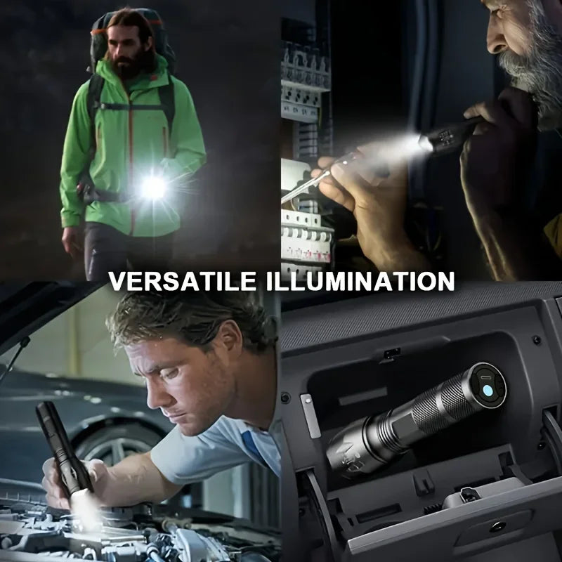LED Flashlights, Portable Flash Light With 5 Modes