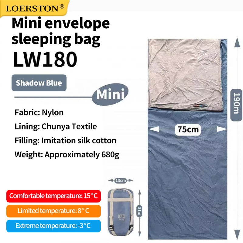 Camping Ultralight Compact Adult Sleeping Bag Waterproof