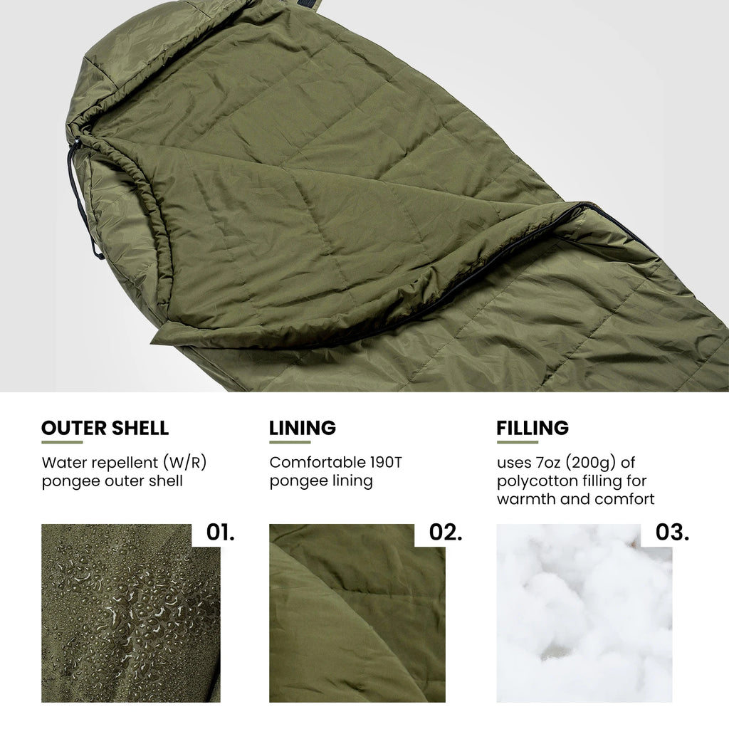 Sleeping Bags Tactical Styled Mummy Sleeping Bag Survival