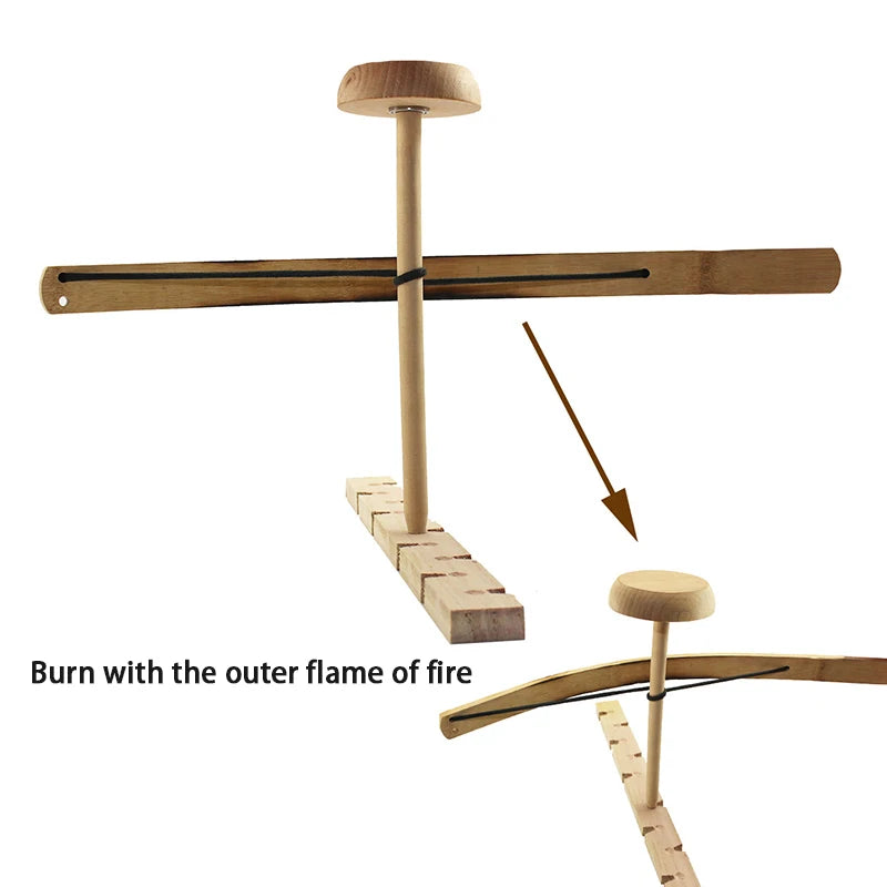 Bow Drill Friction Fire Starter Wood