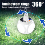 Portable Camping Solar-Powered LED Light - Rechargeable USB,
